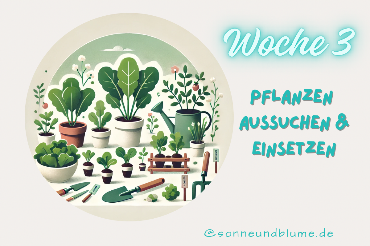 Woche 3 – Pflanzen aussuchen & einsetzen (NiG)